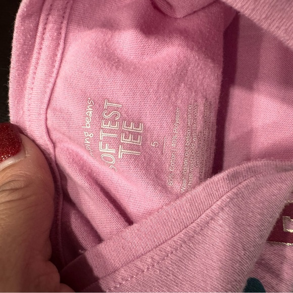 Cat & Jack Pink Kids' Tee - Picture 4 of 5